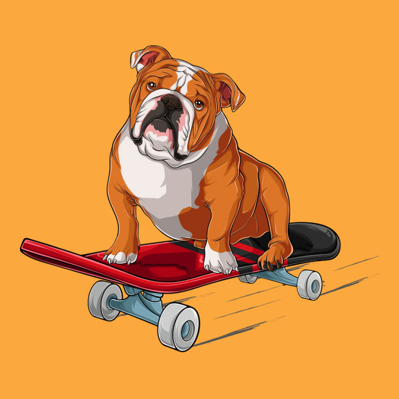 English Bulldog English Bulldog On A Skateboard Zipper Hoodie | Artistshot