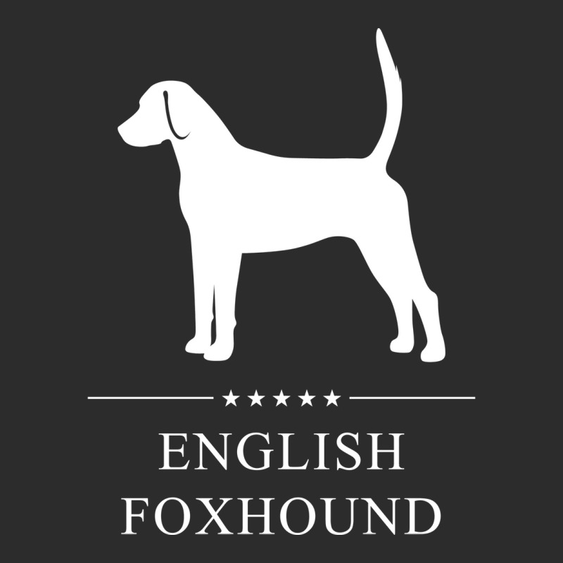 English Foxhound Dog White Silhouette Cute Exclusive T-shirt | Artistshot