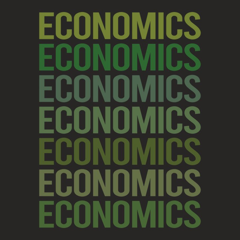 Green Text Economics Economy Economist Music Ladies Fitted T-Shirt by motlhbav | Artistshot