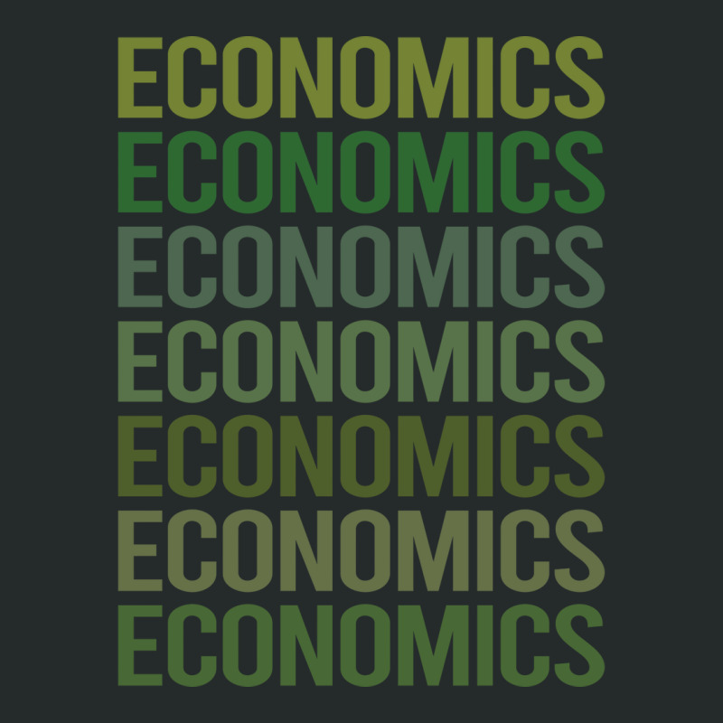 Green Text Economics Economy Economist Music Women's Triblend Scoop T-shirt by motlhbav | Artistshot