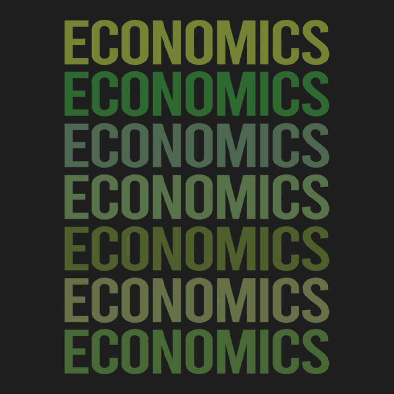 Green Text Economics Economy Economist Music Classic T-shirt by motlhbav | Artistshot