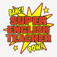 Super English Teacher Super Hero Teaching Power Qu Adjustable Cap | Artistshot