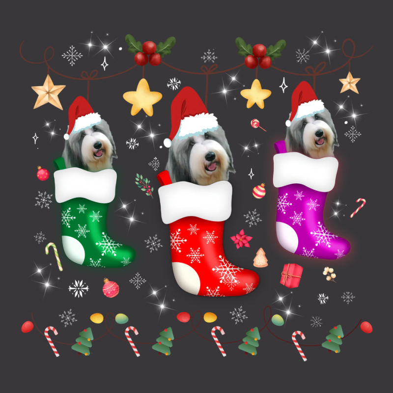 Cute Old English Sheepdog Christmas Lights Old Eng Ladies Curvy T-Shirt by tsbqtimatolap | Artistshot