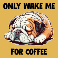 English Bulldog Only Wake Me For Coffee 80s Vintage Hoodie And Short Set | Artistshot