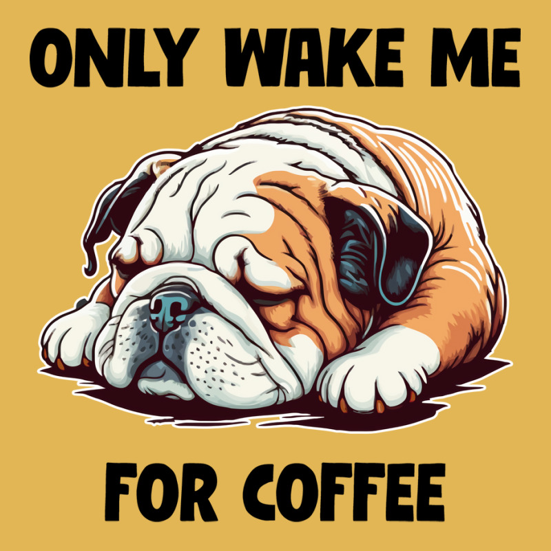 English Bulldog Only Wake Me For Coffee 80s Vintage Hoodie And Short Set by texogeijnd | Artistshot