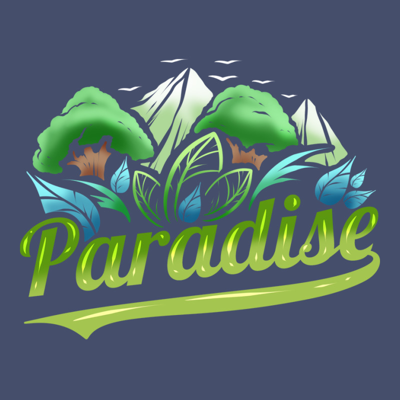 Paradise With Trees And Mountains For Earth Day St Vintage Short | Artistshot