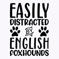 Easily Distracted By English Foxhounds Hippie Tank Top | Artistshot