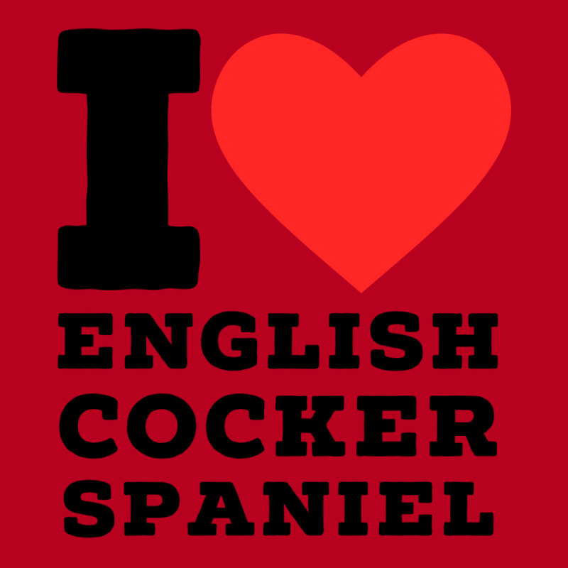 I Love English Cocker Spaniel Girl Classic T-shirt | Artistshot