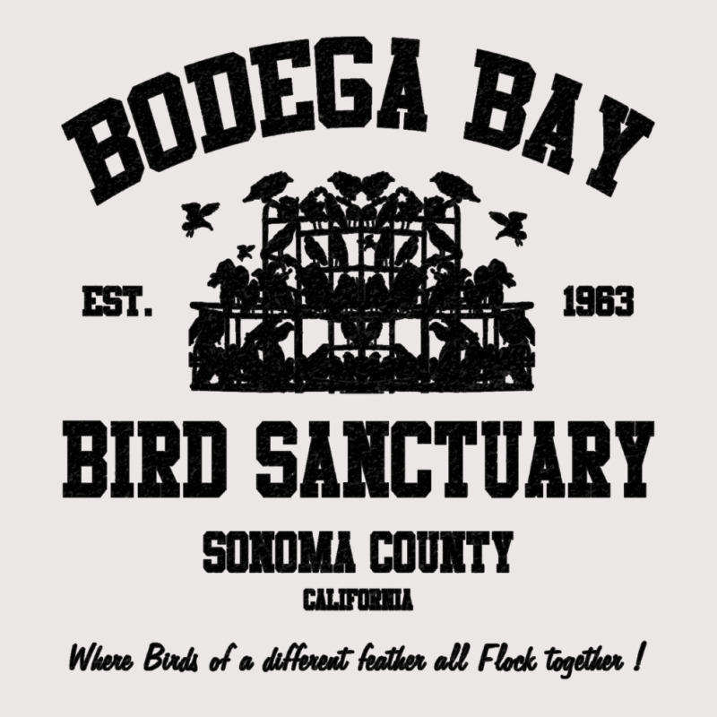 Bodega Bay Bird Sanctuary Pocket T-Shirt by embarigosineg | Artistshot