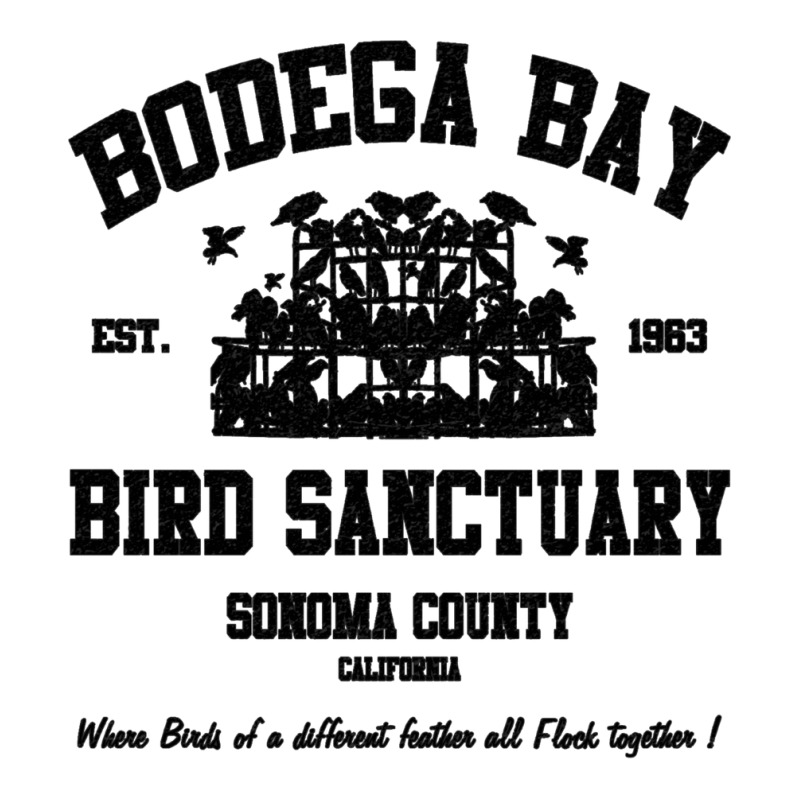 Bodega Bay Bird Sanctuary Zipper Hoodie by embarigosineg | Artistshot