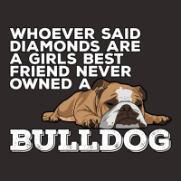 English Bulldog Diamonds Are A Girls Best Friend Racerback Tank | Artistshot