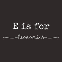 E Is For Economics 80s Racerback Tank | Artistshot