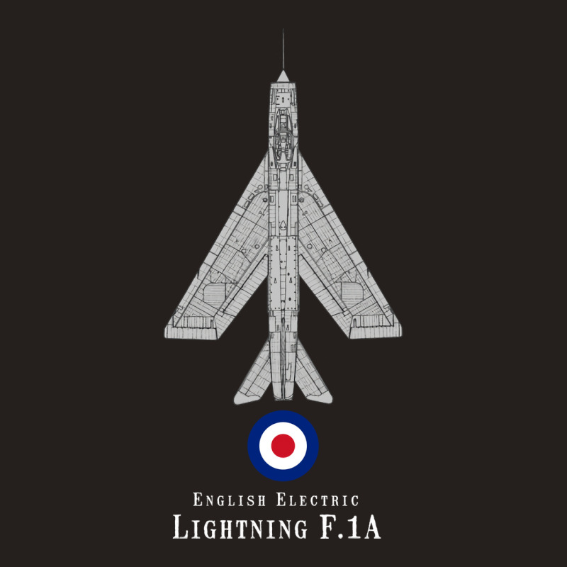 English Electric Lightning Jet Fighter Tech Drawin Tank Top | Artistshot