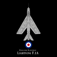 English Electric Lightning Jet Fighter Tech Drawin Zipper Hoodie | Artistshot