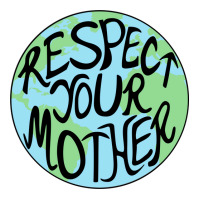 Respect Your Mother Hand Drawn Earth Planet Men Wo Men's 3/4 Sleeve Pajama Set | Artistshot