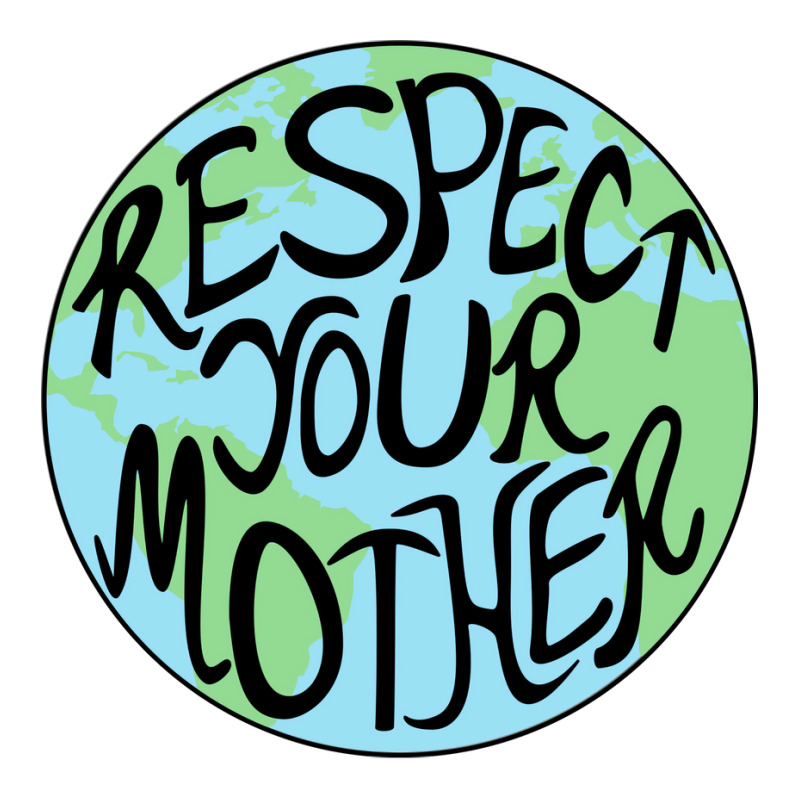 Respect Your Mother Hand Drawn Earth Planet Men Wo Men's 3/4 Sleeve Pajama Set | Artistshot