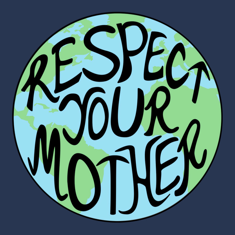 Respect Your Mother Hand Drawn Earth Planet Men Wo Men Denim Jacket | Artistshot