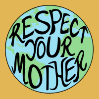 Respect Your Mother Hand Drawn Earth Planet Men Wo Vintage Hoodie And Short Set | Artistshot