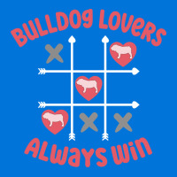 Bulldog Lovers Always Win Cute Graphic T-shirt | Artistshot