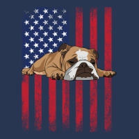 English Bulldog English Bulldog Usa Flag Hippie Men Denim Jacket | Artistshot