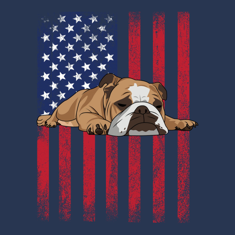 English Bulldog English Bulldog Usa Flag Hippie Men Denim Jacket | Artistshot