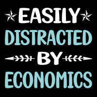 Funny Easily Distracted By Economics Economy Econo Men's 3/4 Sleeve Pajama Set | Artistshot