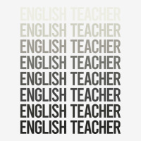 Gray Text English Teacher Adjustable Cap | Artistshot