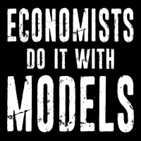 Funny Economists Do It With Models Distressed Typo Cropped Sweater | Artistshot