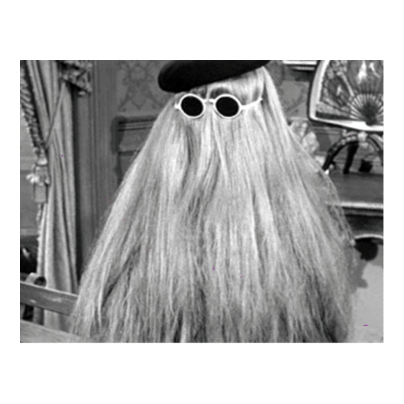 Cousin Itt V-Neck Tee by hafeesoesoeq | Artistshot