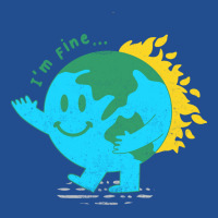 Funny Im Fine Earth Sarcasm Humor Cute Crewneck Sweatshirt | Artistshot