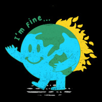 Funny Im Fine Earth Sarcasm Humor Cute Fleece Short | Artistshot