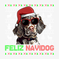 English Setter Dog Feliz Navidog Funny Christmas Q Classic T-shirt | Artistshot