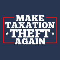 Make Taxation Theft Again Quote Ladies Denim Jacket | Artistshot