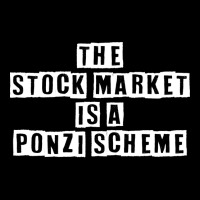 The Stock Market Is A Ponzi Scheme Retro Cropped Hoodie | Artistshot