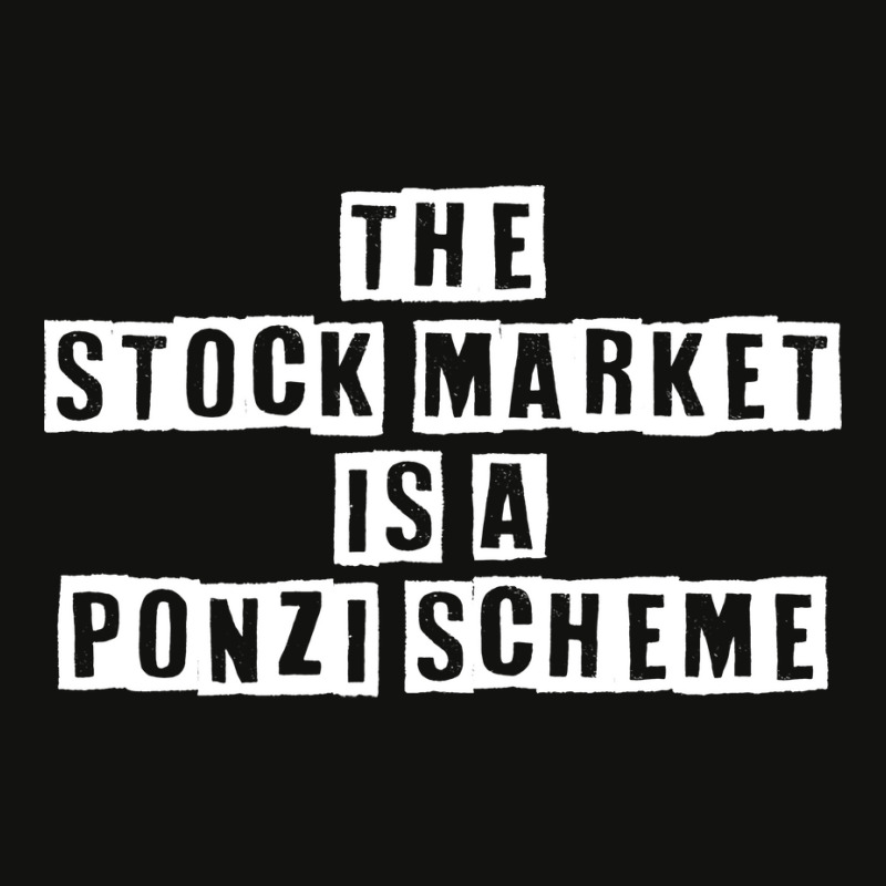 The Stock Market Is A Ponzi Scheme Retro Scorecard Crop Tee by munyadeadyu | Artistshot