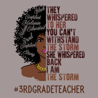 I Am The Storm 3rd Grade Teacher African American Vintage Hoodie | Artistshot