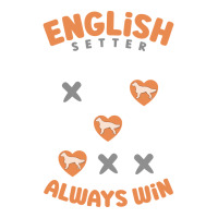 English Setter Lovers Always Win Yellow Sticker | Artistshot