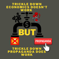 Trickledown Economics Explained Usa Style Green Fleece Short | Artistshot