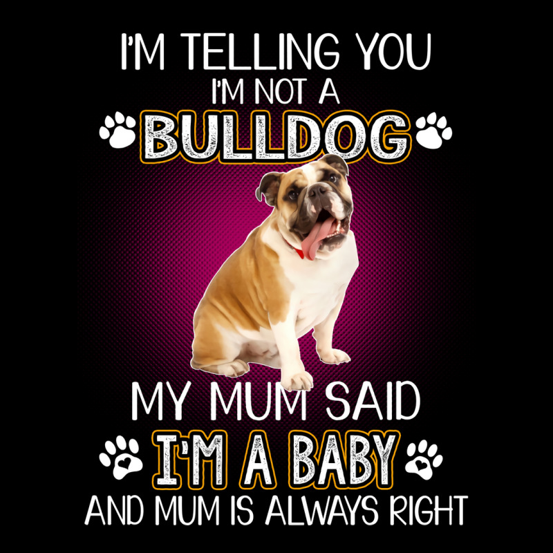 Im Telling You Im Not A Bulldog My Mum Said Im A B Fleece Short | Artistshot