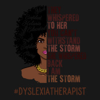 I Am The Storm Dyslexia Therapist African American Flannel Shirt | Artistshot