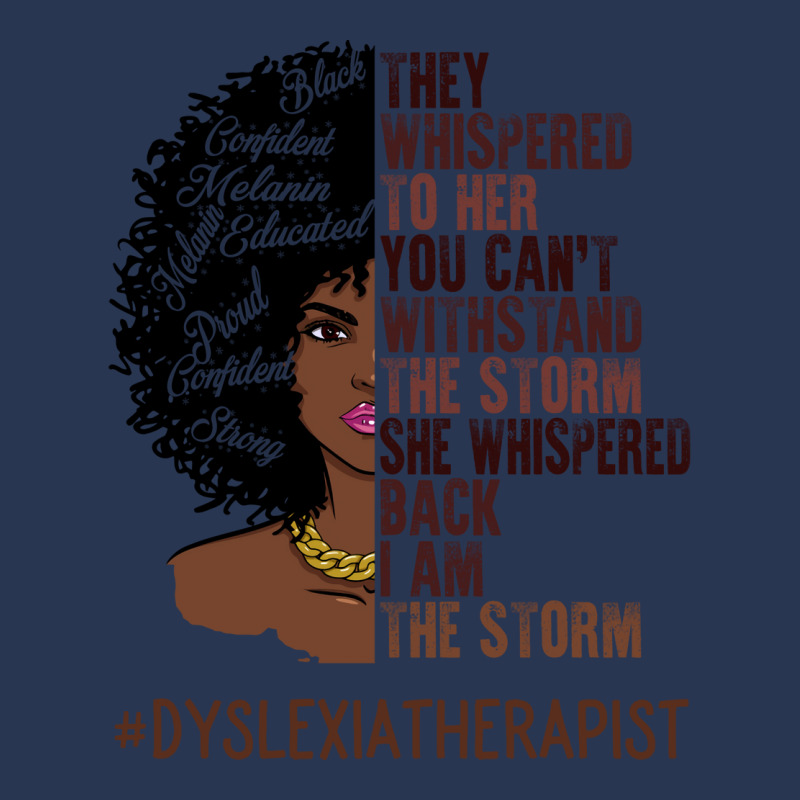 I Am The Storm Dyslexia Therapist African American Men Denim Jacket | Artistshot