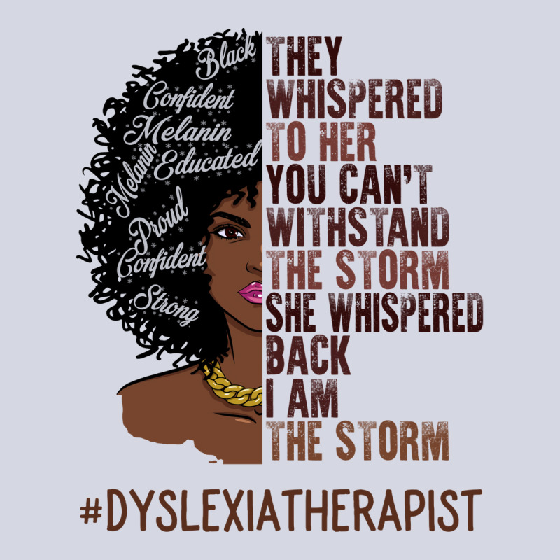 I Am The Storm Dyslexia Therapist African American Fleece Short | Artistshot