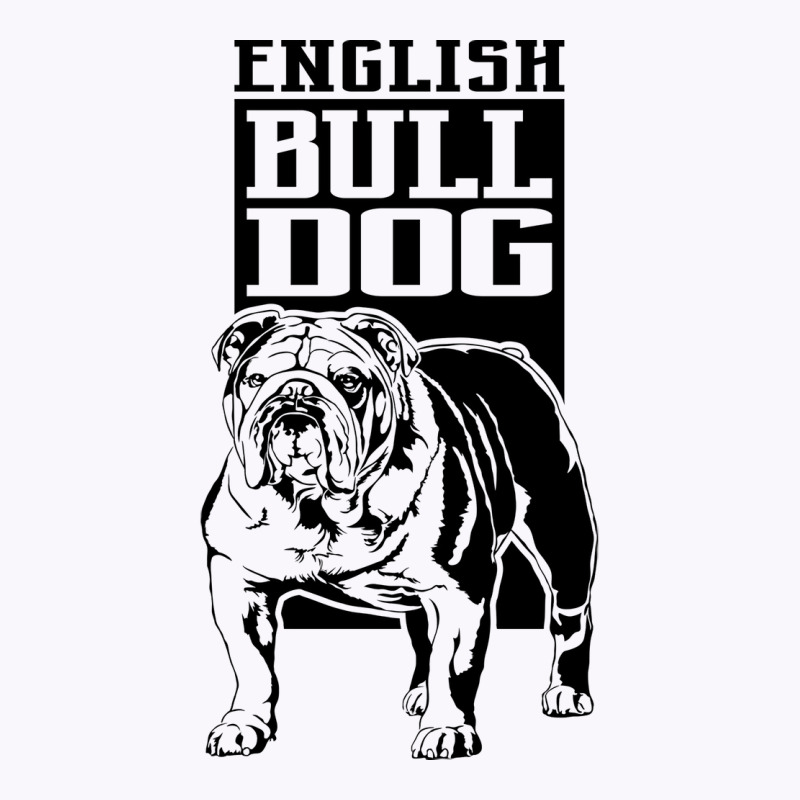 Funny Proud English Bulldog Dog Portrait Gift Vint Tank Top | Artistshot