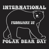 International Polar Bear Day Black And White Cool T-shirt | Artistshot