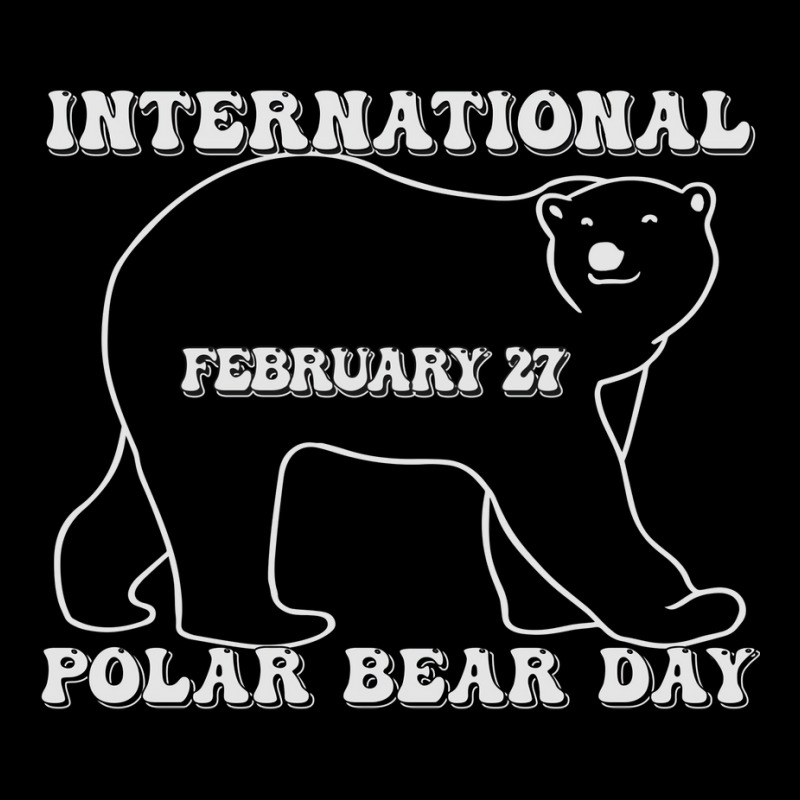 International Polar Bear Day Black And White Cool Lightweight Hoodie | Artistshot