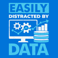 Easily Distracted By Data 70s Graphic T-shirt | Artistshot