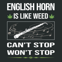 Funny Cant Stop English Horn Cor Anglais Summer Women's Triblend Scoop T-shirt | Artistshot