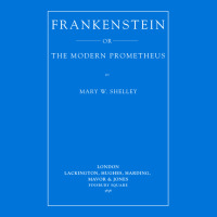 Frankenstein Book Shirt First Edition Title Page M Graphic T-shirt | Artistshot