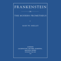 Frankenstein Book Shirt First Edition Title Page M Ladies Fitted T-shirt | Artistshot