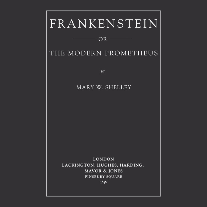 Frankenstein Book Shirt First Edition Title Page M Vintage Short by hafeesoesoeq | Artistshot